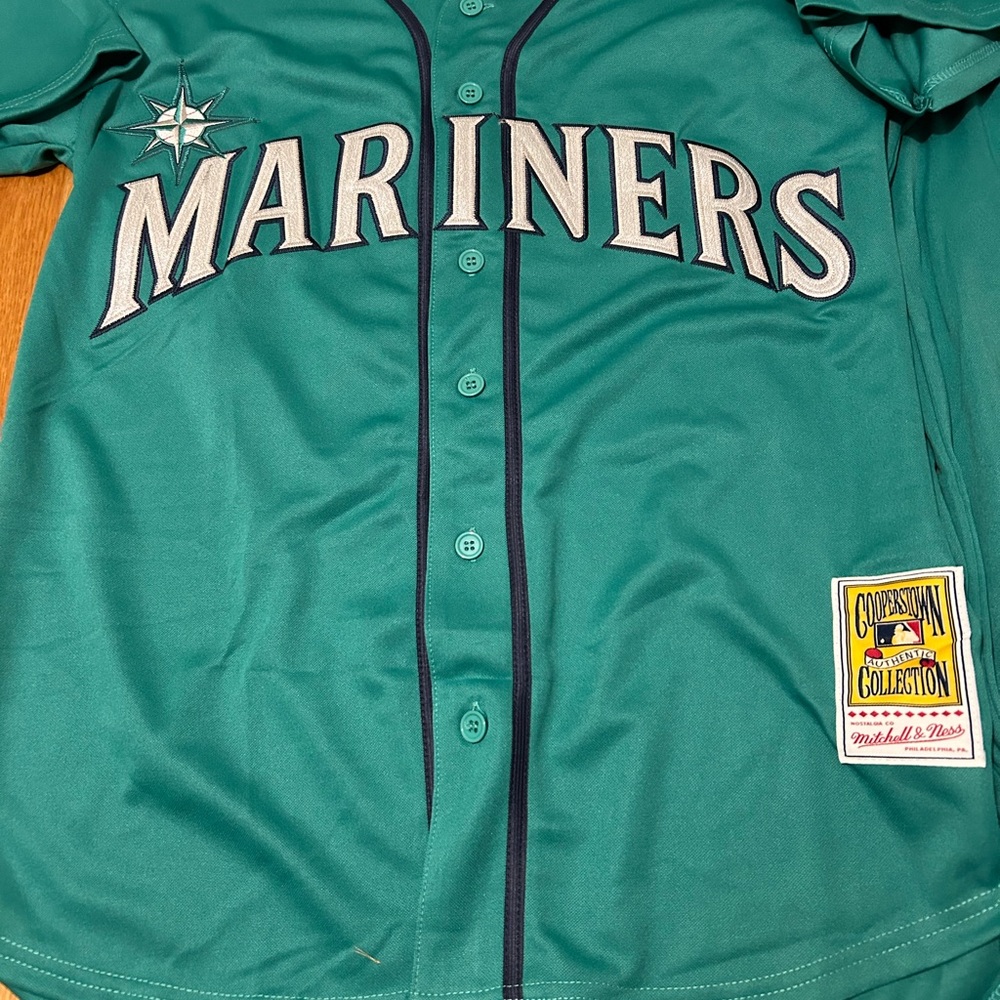 MITCHELL & NESS SEATTLE MARINERS ICHIRO SUZUKI Men's JERSEY Sz M,L,XL,2X NWT - Picture 6 of 8